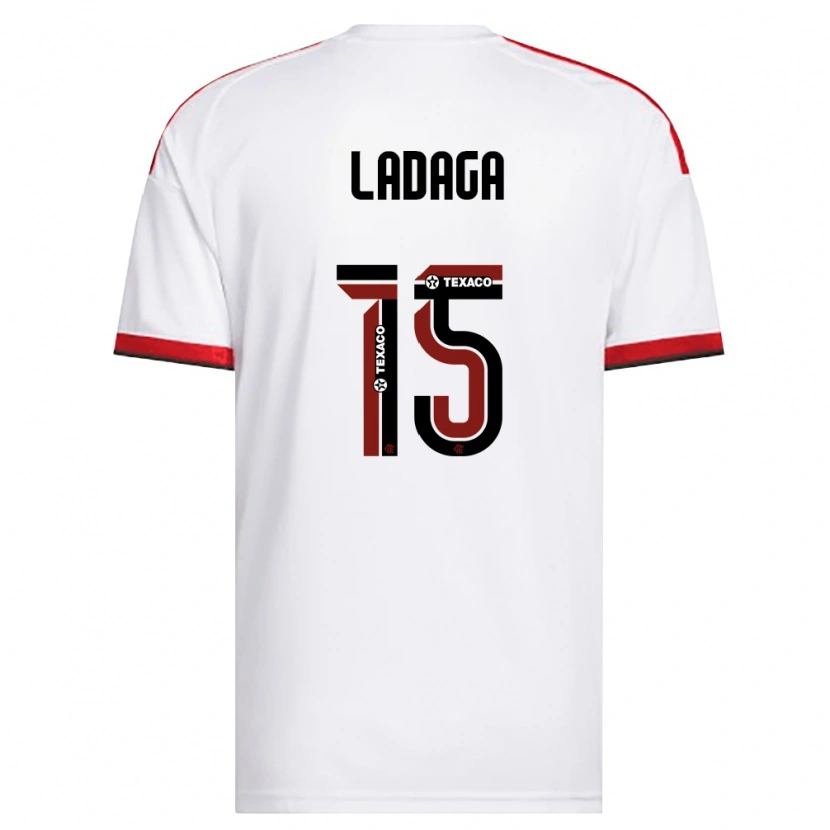 Danxen Men Carol Ladaga #15 White Red Black Away Jersey 2026/27 T-Shirt