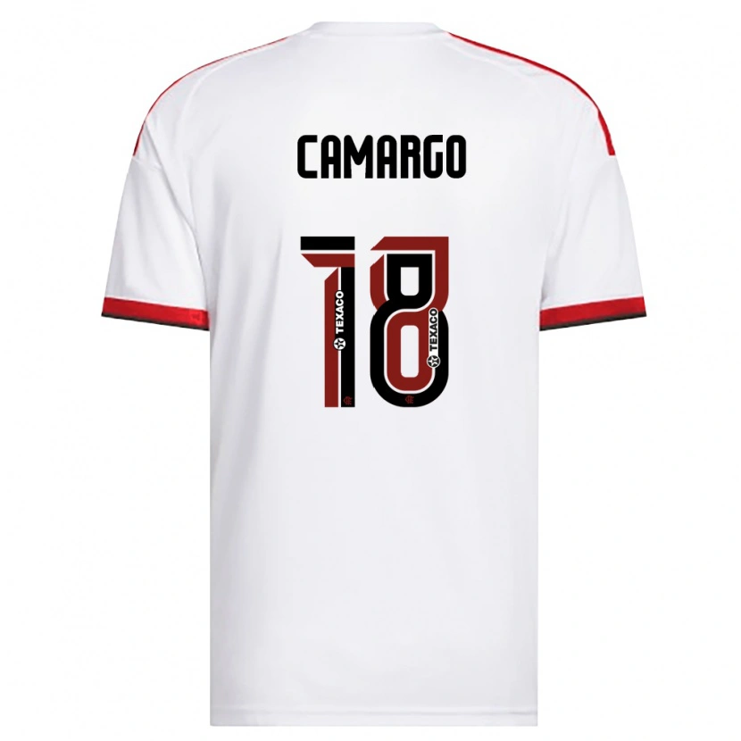 Danxen Men João Camargo #18 White Red Black Away Jersey 2026/27 T-Shirt