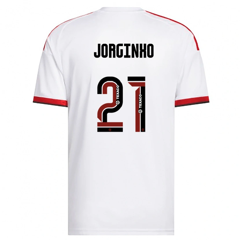 Danxen Men Jorginho #21 White Red Black Away Jersey 2026/27 T-Shirt