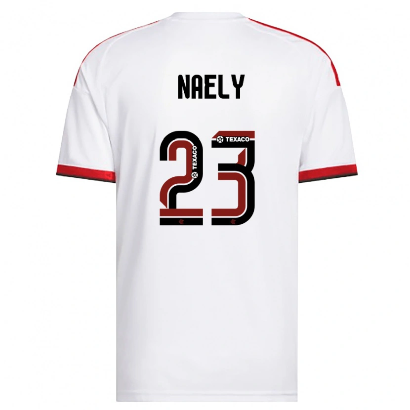 Danxen Men Naely #23 White Red Black Away Jersey 2026/27 T-Shirt