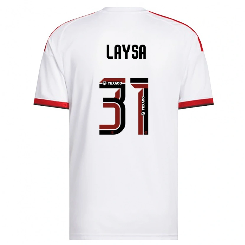 Danxen Men Laysa #31 White Red Black Away Jersey 2026/27 T-Shirt