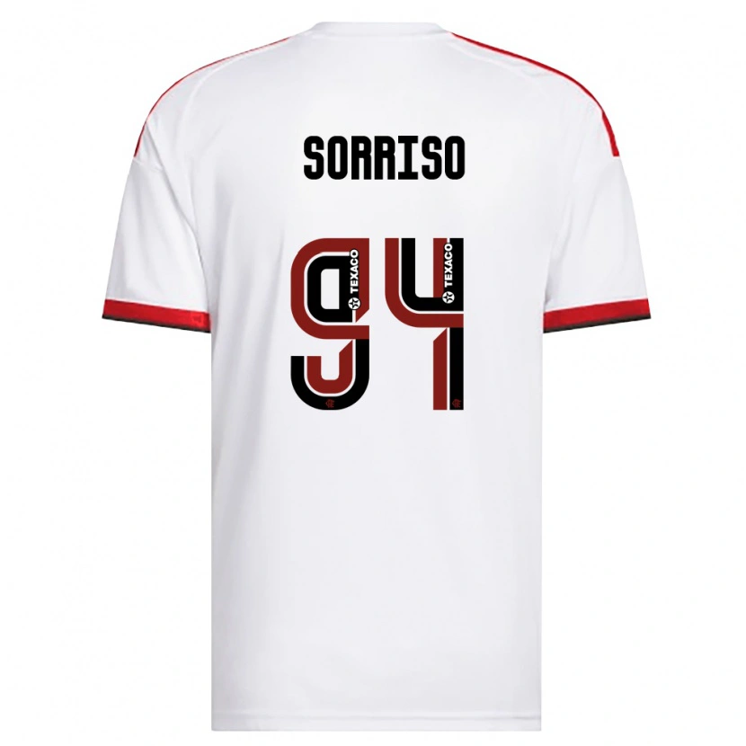 Danxen Men Sorriso #94 White Red Black Away Jersey 2026/27 T-Shirt