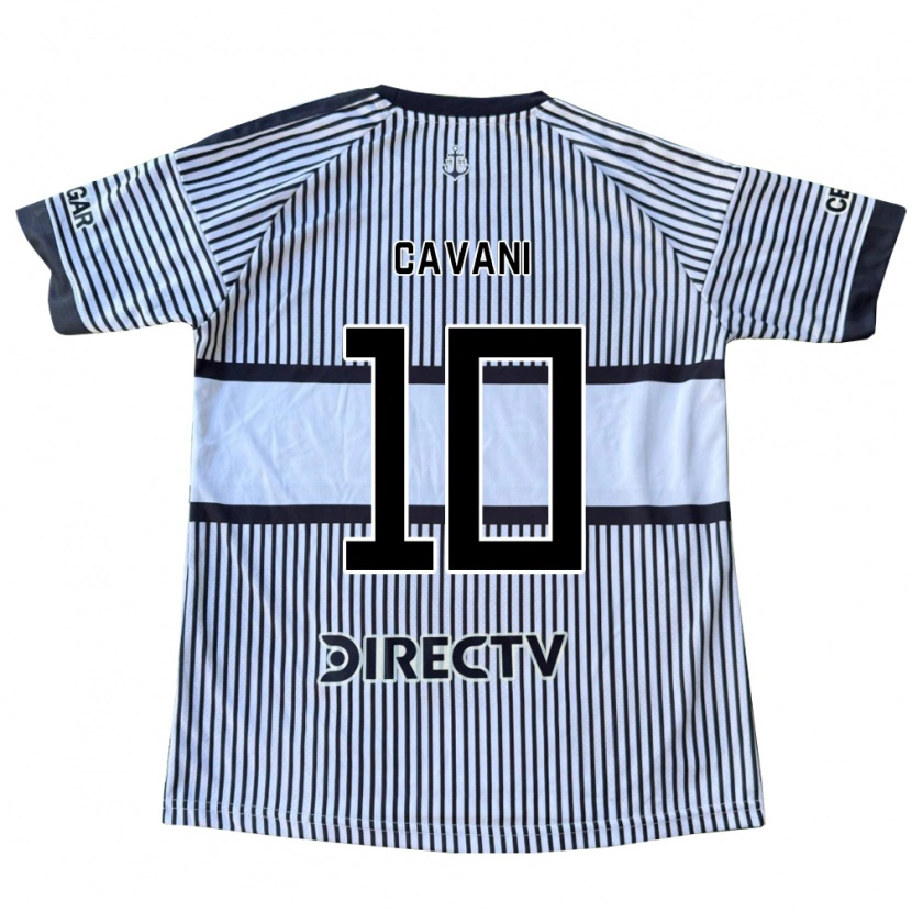 Danxen Men Edinson Cavani #10 White Black Yellow Away Jersey 2026/27 T-Shirt