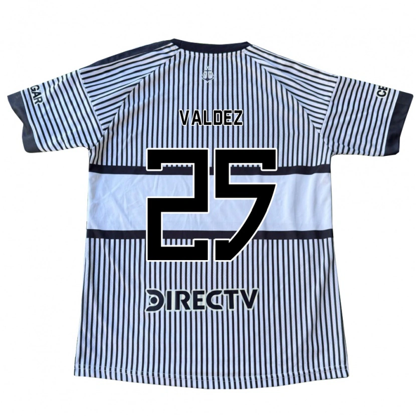 Danxen Men Bruno Valdez #25 White Black Yellow Away Jersey 2026/27 T-Shirt