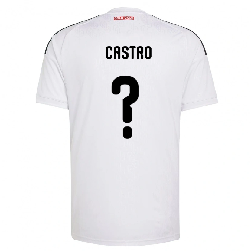 Danxen Women Benjamín Castro #0 White Black Home Jersey 2026/27 T-Shirt