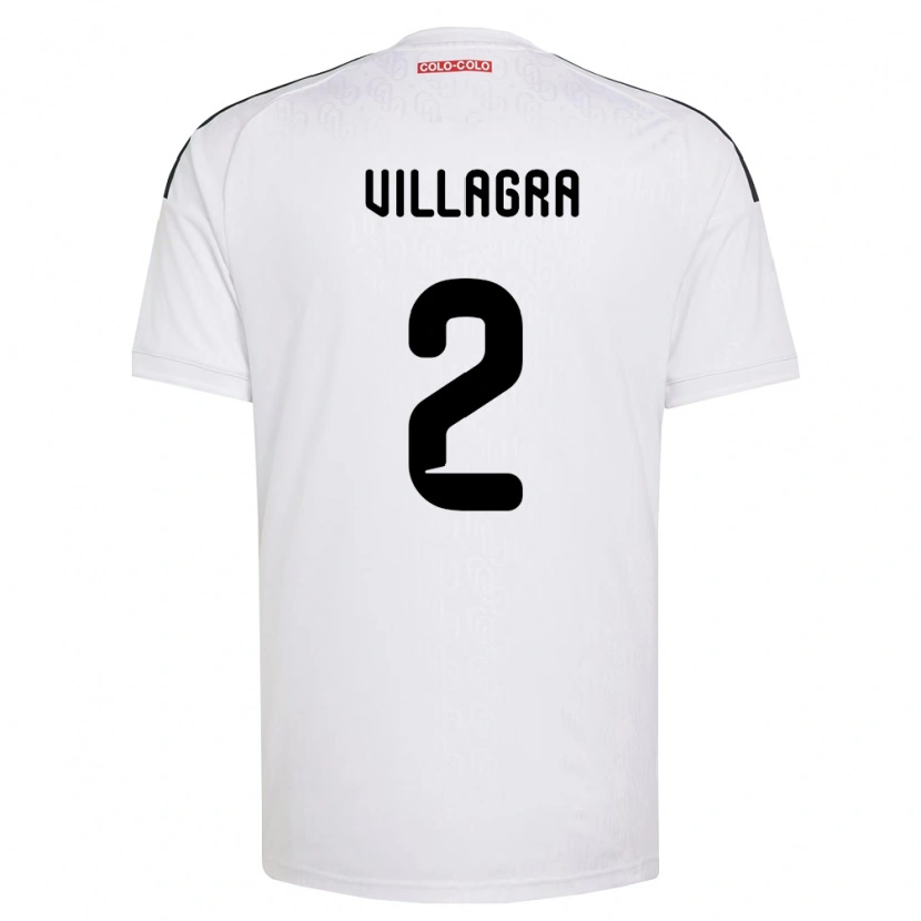 Danxen Women Jonathan Villagra #2 White Black Home Jersey 2026/27 T-Shirt