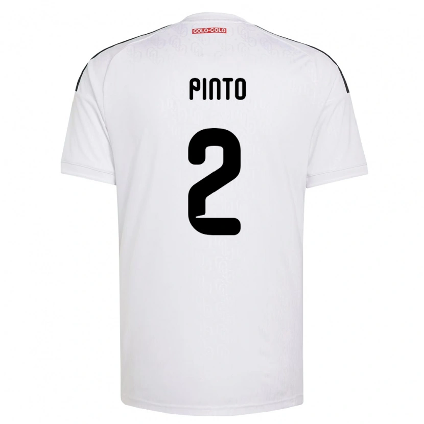 Danxen Women Matías Pinto #2 White Black Home Jersey 2026/27 T-Shirt