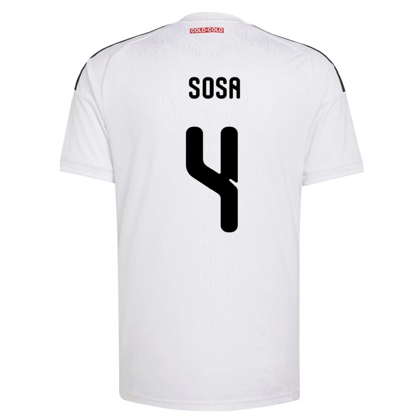 Danxen Women Joaquín Sosa #4 White Black Home Jersey 2026/27 T-Shirt