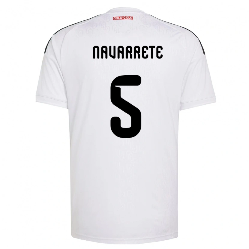 Danxen Women Martín Navarrete #5 White Black Home Jersey 2026/27 T-Shirt