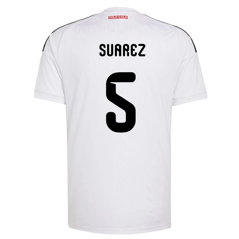 Danxen Women Nicolás Suarez #5 White Black Home Jersey 2026/27 T-Shirt