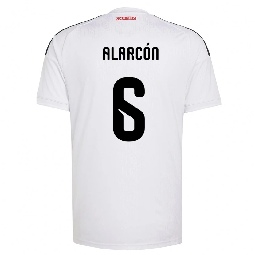 Danxen Women Tomás Alarcón #6 White Black Home Jersey 2026/27 T-Shirt
