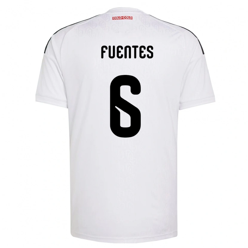 Danxen Women César Fuentes #6 White Black Home Jersey 2026/27 T-Shirt