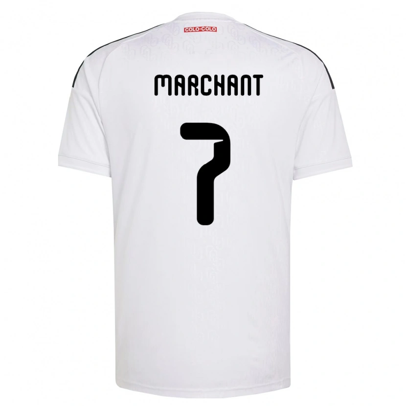 Danxen Women Francisco Marchant #7 White Black Home Jersey 2026/27 T-Shirt