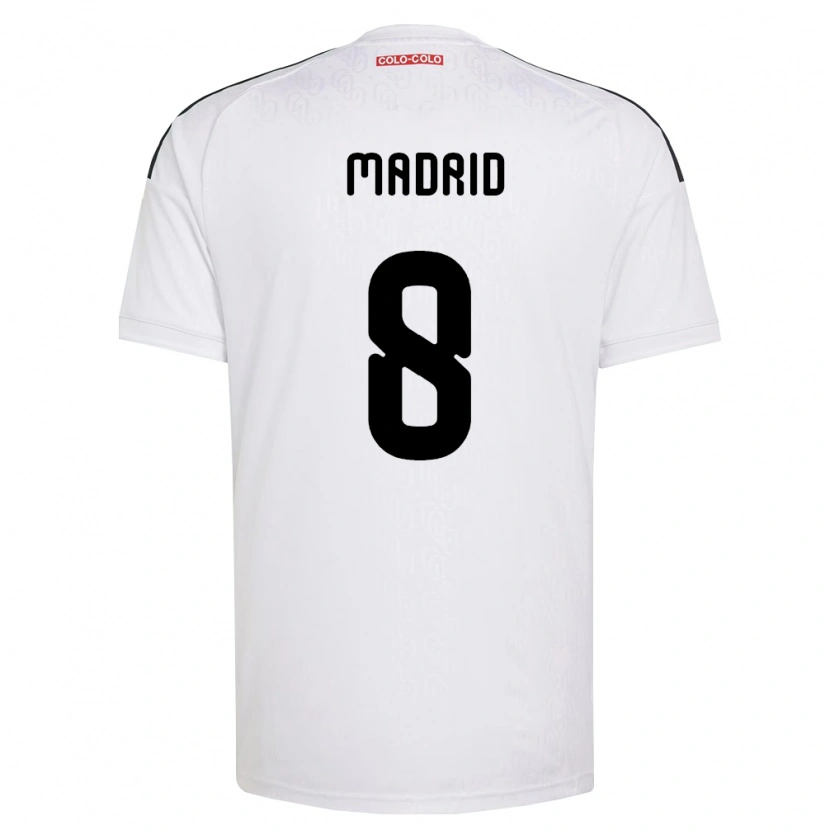 Danxen Women Álvaro Madrid #8 White Black Home Jersey 2026/27 T-Shirt
