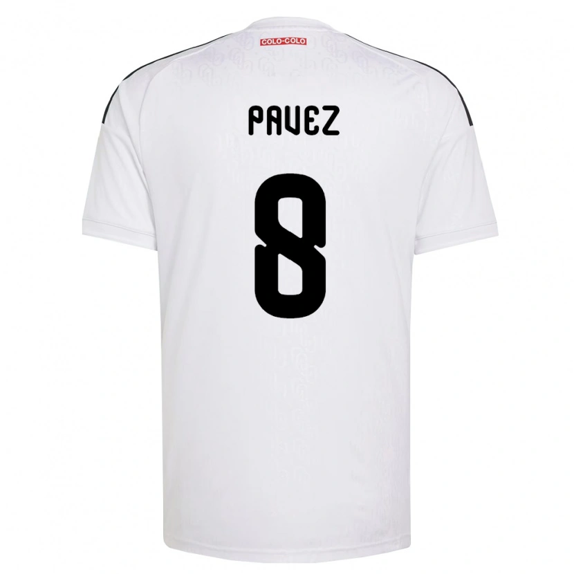 Danxen Women Esteban Pavez #8 White Black Home Jersey 2026/27 T-Shirt