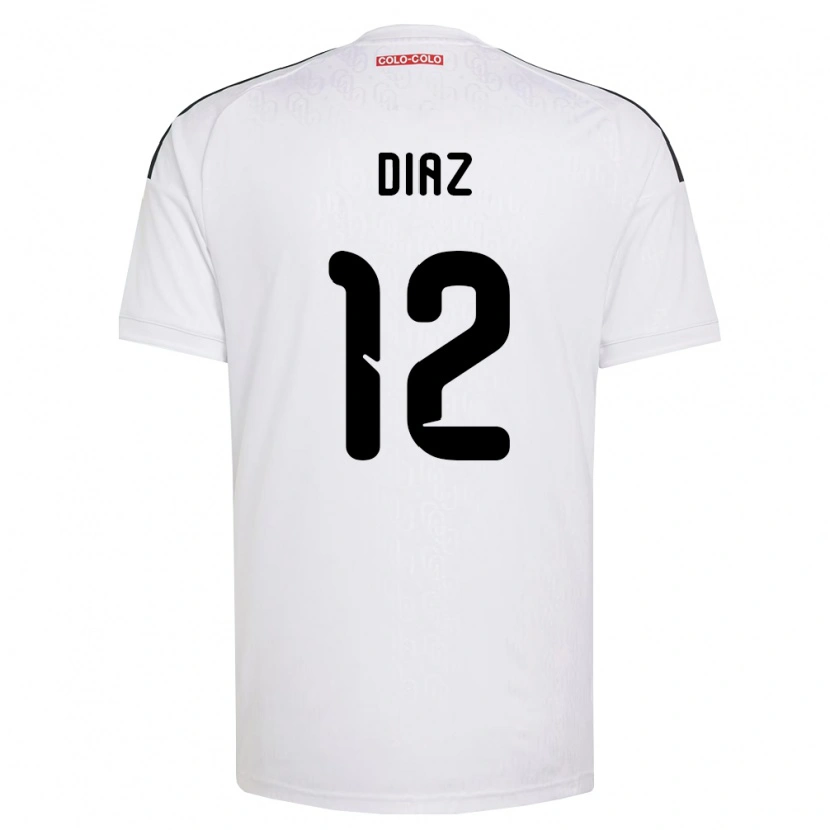 Danxen Women Javiera Díaz #12 White Black Home Jersey 2026/27 T-Shirt