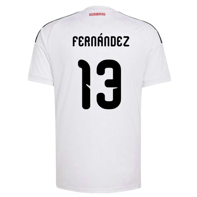 Danxen Women Matías Fernández #13 White Black Home Jersey 2026/27 T-Shirt