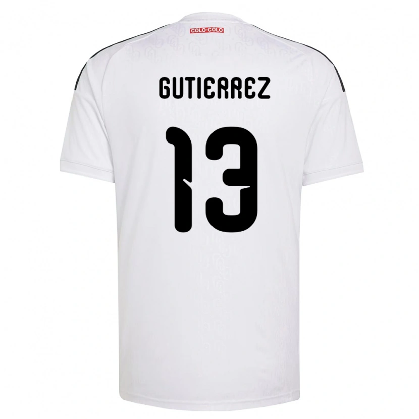 Danxen Women Bruno Gutiérrez #13 White Black Home Jersey 2026/27 T-Shirt
