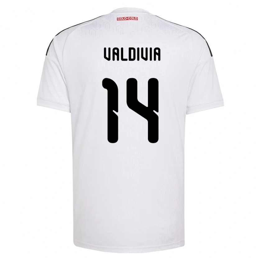 Danxen Women Felipe Valdivia #14 White Black Home Jersey 2026/27 T-Shirt