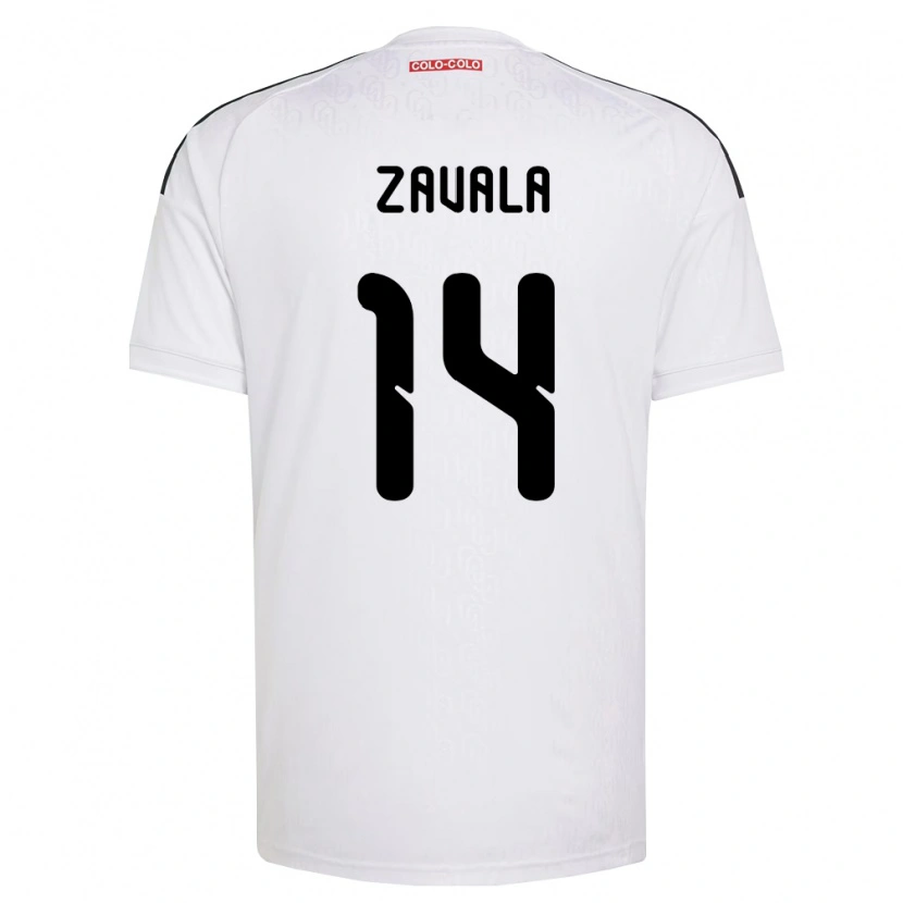 Danxen Women Cristián Zavala #14 White Black Home Jersey 2026/27 T-Shirt