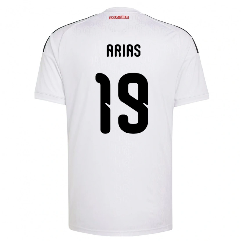Danxen Women Bastián Arias #19 White Black Home Jersey 2026/27 T-Shirt