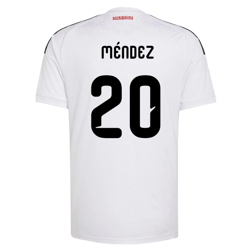 Danxen Women Javier Méndez #20 White Black Home Jersey 2026/27 T-Shirt