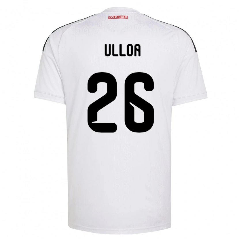Danxen Women Diego Ulloa #26 White Black Home Jersey 2026/27 T-Shirt