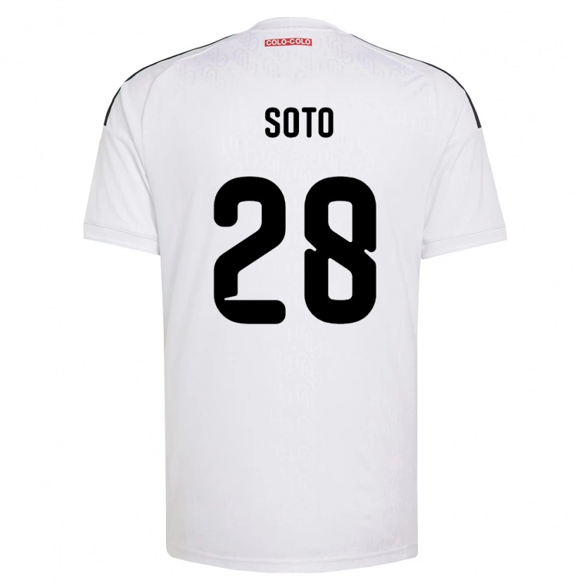 Danxen Women Lucas Soto #28 White Black Home Jersey 2026/27 T-Shirt