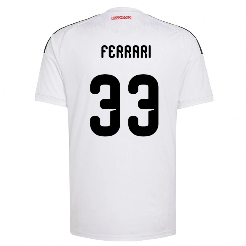 Danxen Women Matías Ferrari #33 White Black Home Jersey 2026/27 T-Shirt