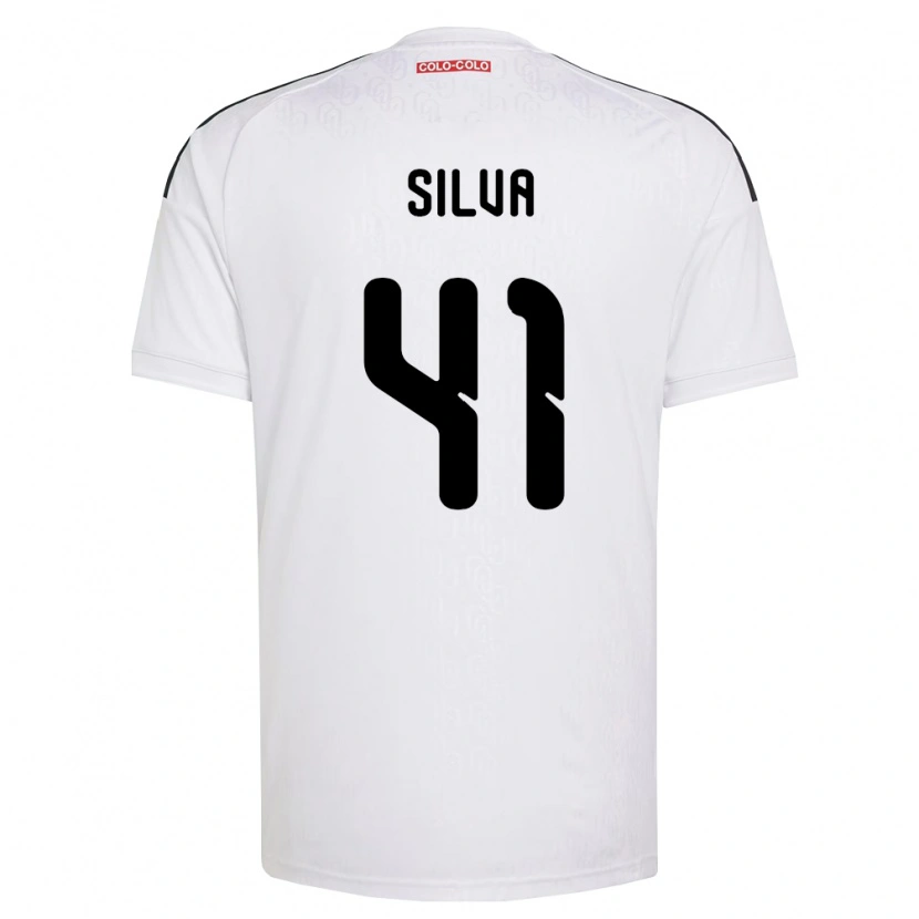 Danxen Women Bastián Silva #41 White Black Home Jersey 2026/27 T-Shirt