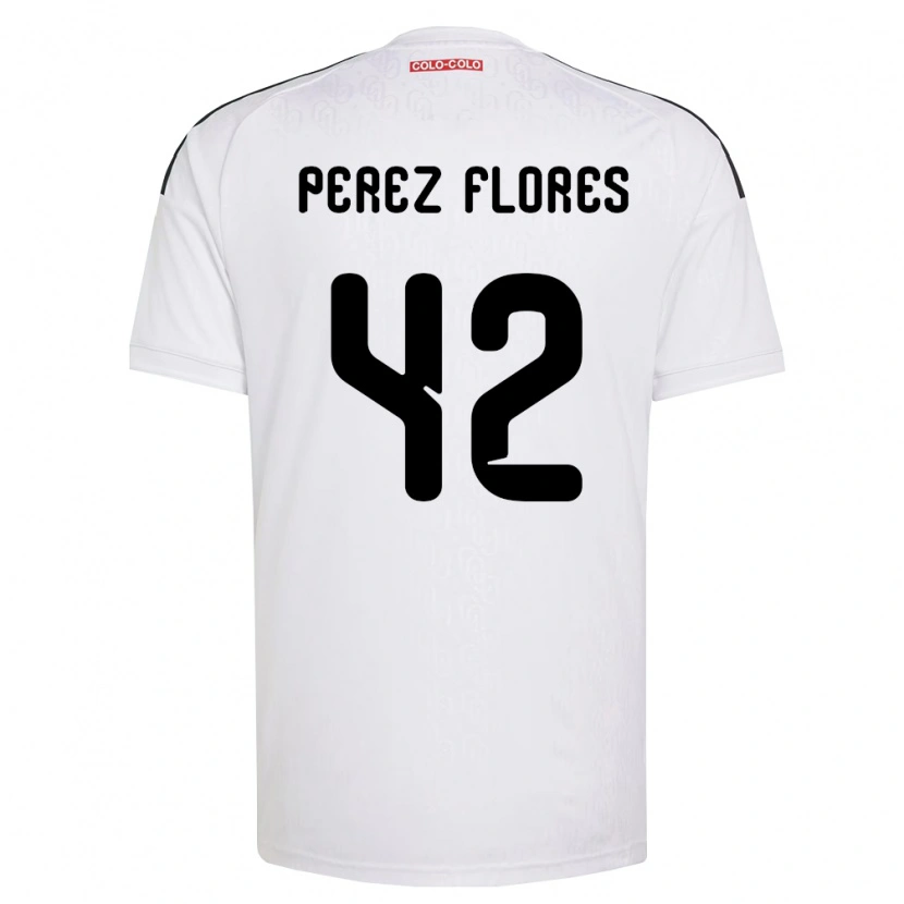 Danxen Women Benjamín Pérez #42 White Black Home Jersey 2026/27 T-Shirt