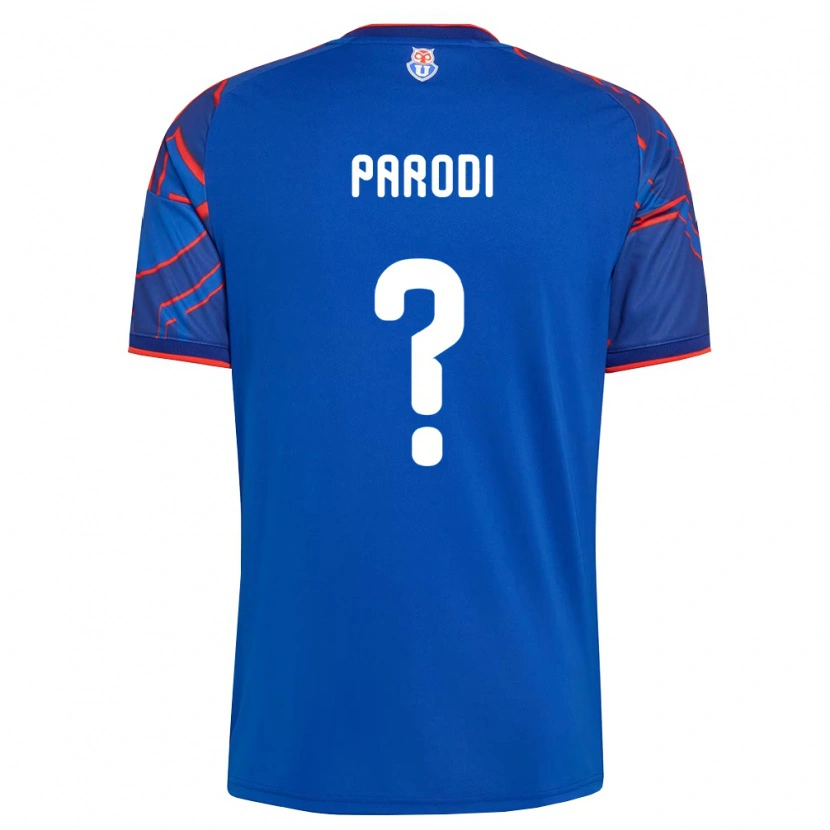 Danxen Women Fabián Parodi #0 Royal Blue Red Home Jersey 2026/27 T-Shirt