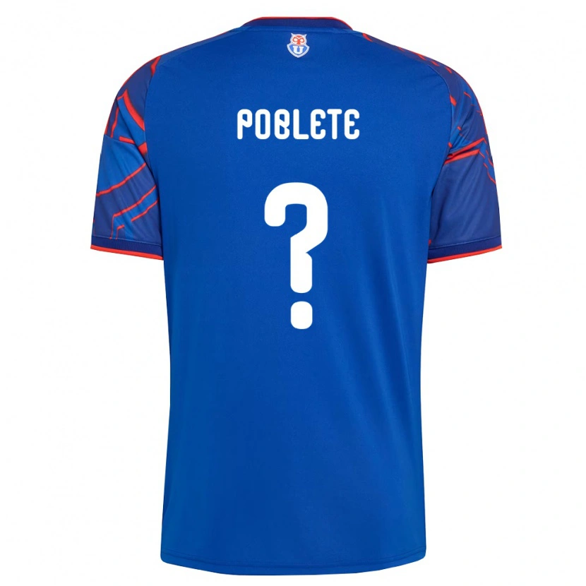 Danxen Women José Poblete #0 Royal Blue Red Home Jersey 2026/27 T-Shirt