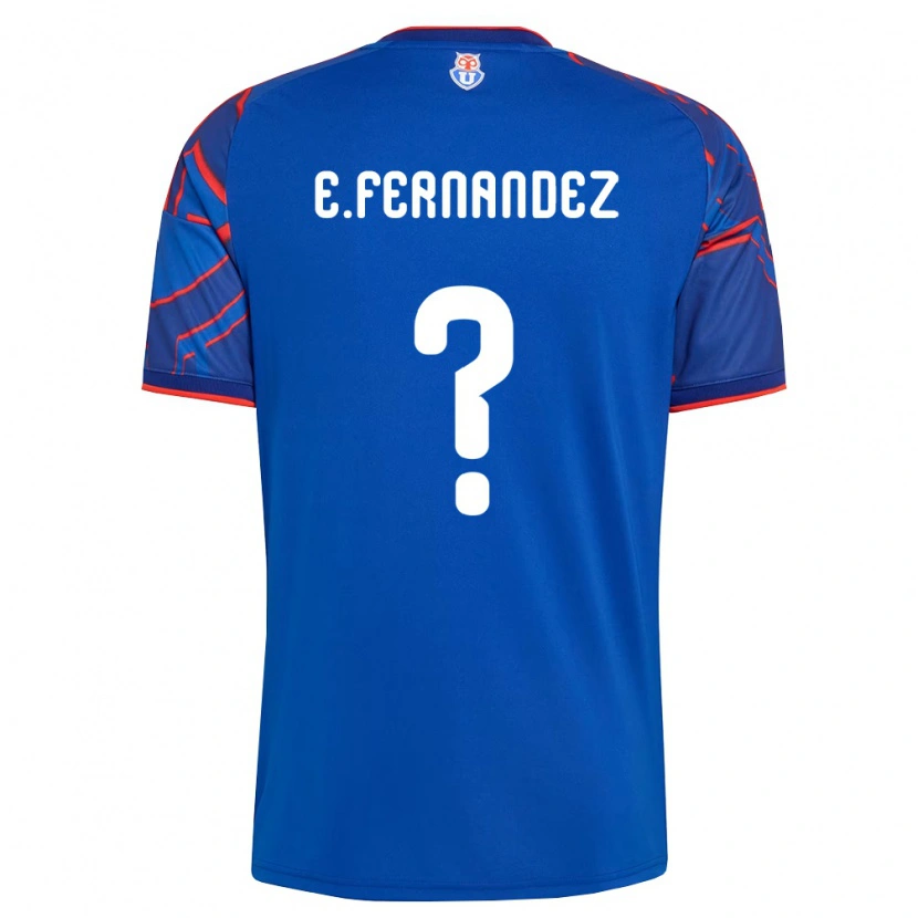 Danxen Women Enzo Fernández #0 Royal Blue Red Home Jersey 2026/27 T-Shirt