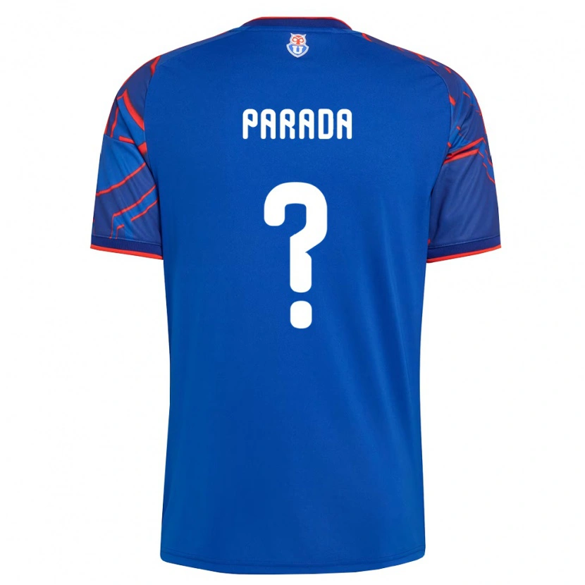 Danxen Women Ignacio Parada #0 Royal Blue Red Home Jersey 2026/27 T-Shirt