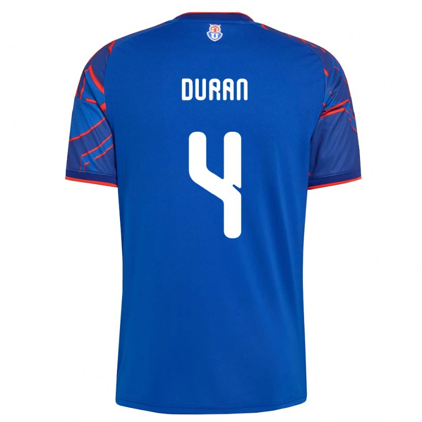 Danxen Women Ignacia Durán #4 Royal Blue Red Home Jersey 2026/27 T-Shirt