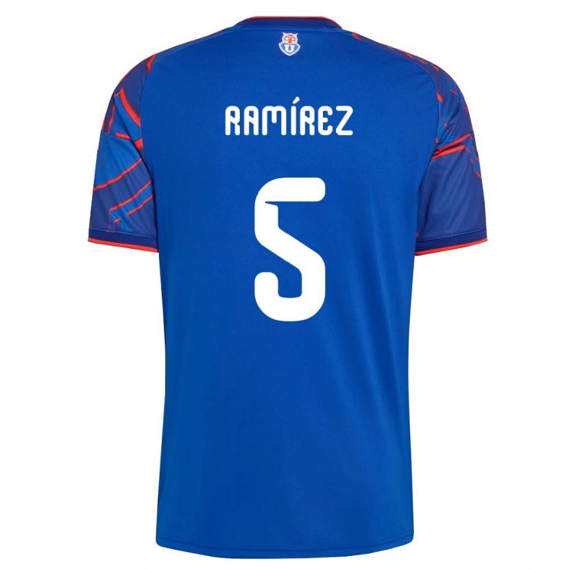 Danxen Women Nicolás Ramírez #5 Royal Blue Red Home Jersey 2026/27 T-Shirt