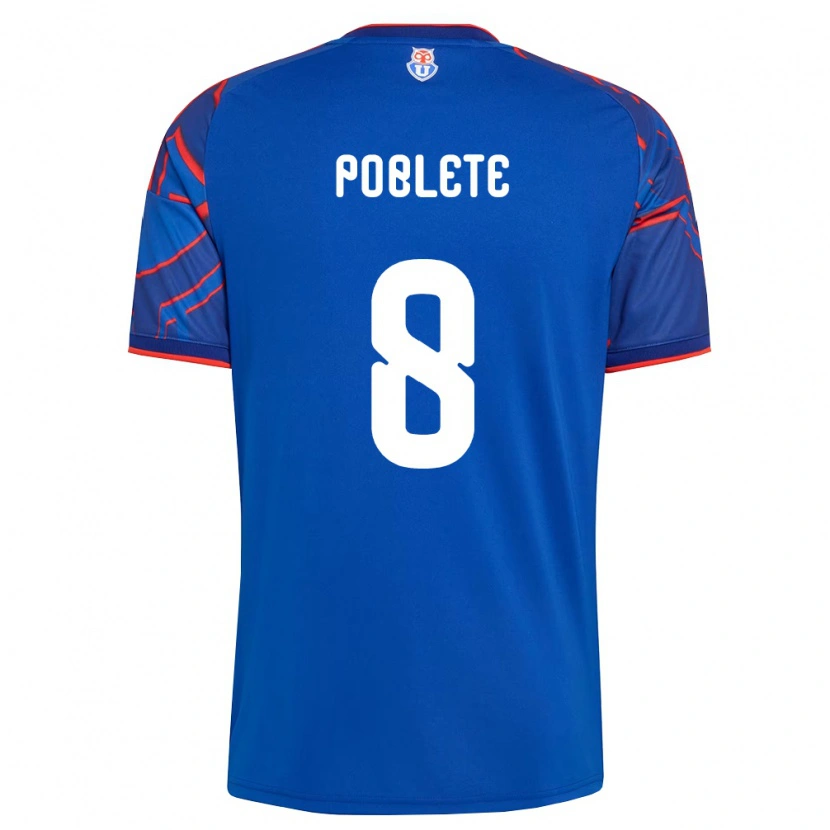 Danxen Women Israel Poblete #8 Royal Blue Red Home Jersey 2026/27 T-Shirt