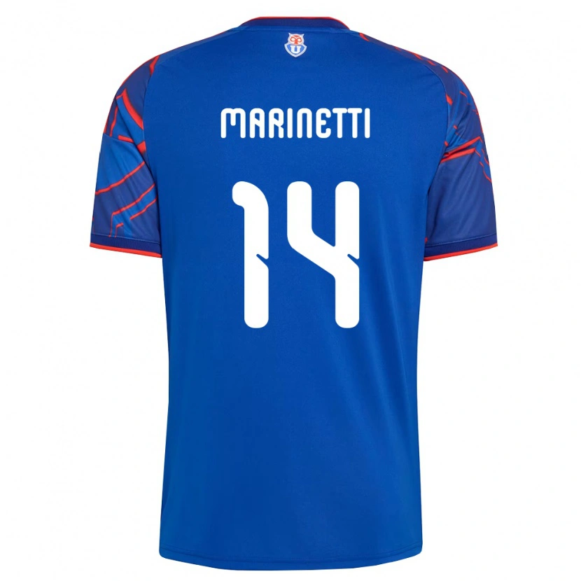 Danxen Women Nicolás Marinetti #14 Royal Blue Red Home Jersey 2026/27 T-Shirt