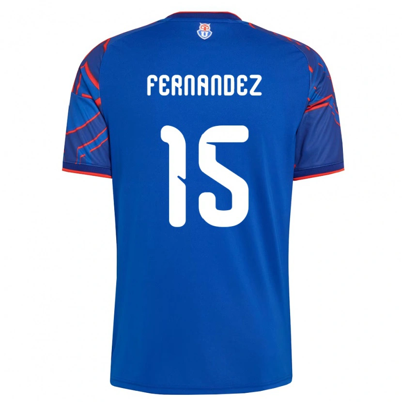 Danxen Women Vicente Fernández #15 Royal Blue Red Home Jersey 2026/27 T-Shirt