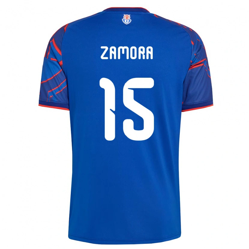 Danxen Women Daniela Zamora #15 Royal Blue Red Home Jersey 2026/27 T-Shirt
