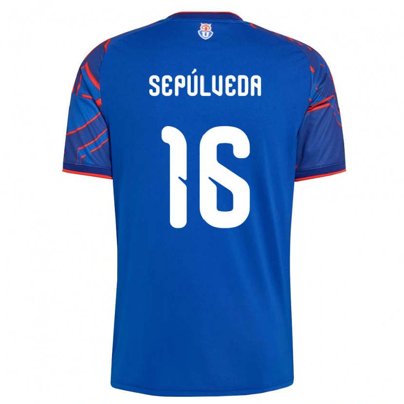 Danxen Women Matías Sepúlveda #16 Royal Blue Red Home Jersey 2026/27 T-Shirt