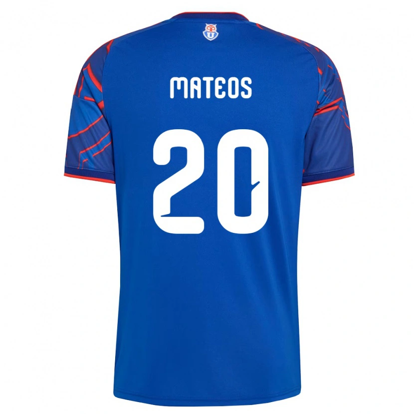 Danxen Women Federico Mateos #20 Royal Blue Red Home Jersey 2026/27 T-Shirt