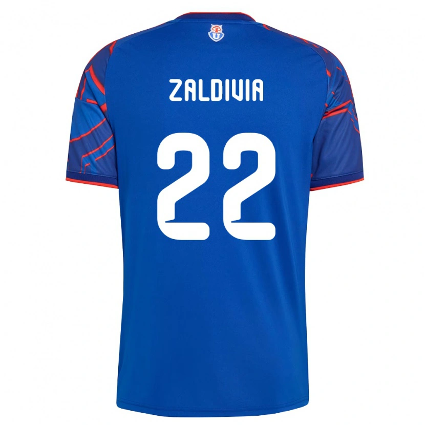 Danxen Women Matías Zaldivia #22 Royal Blue Red Home Jersey 2026/27 T-Shirt