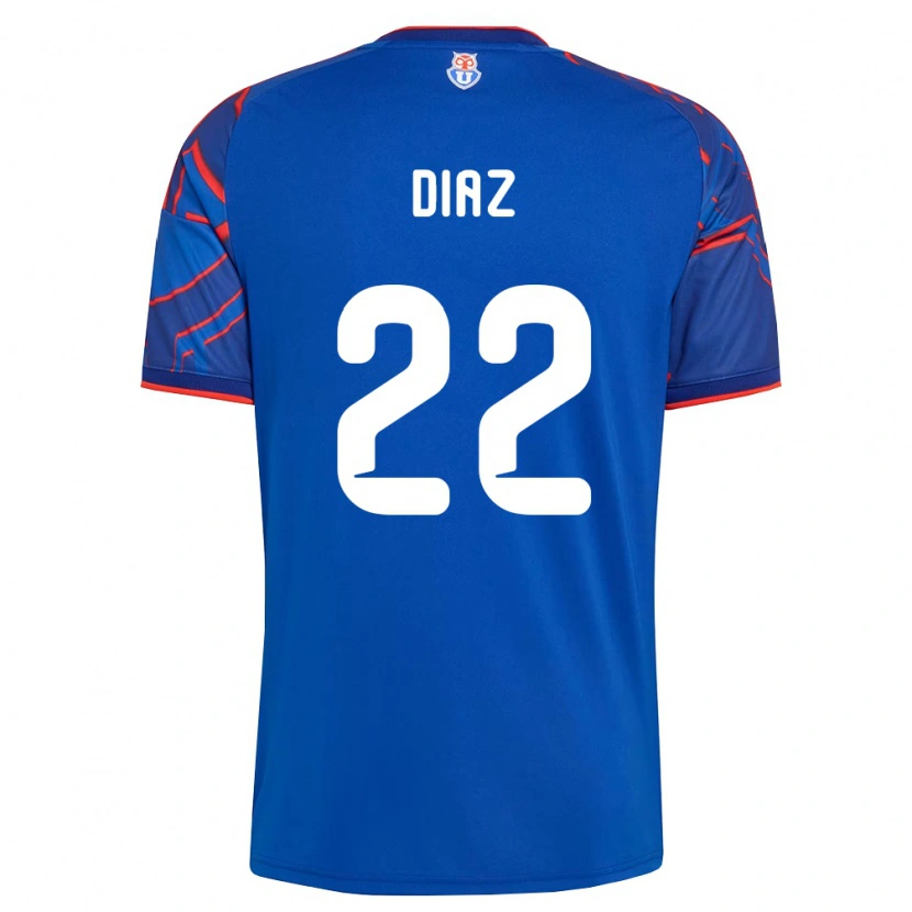 Danxen Women Valentina Díaz #22 Royal Blue Red Home Jersey 2026/27 T-Shirt
