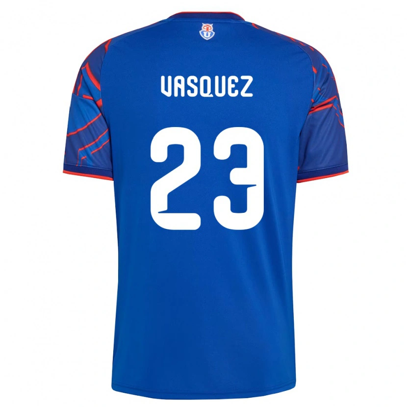 Danxen Women Ignacio Vásquez #23 Royal Blue Red Home Jersey 2026/27 T-Shirt