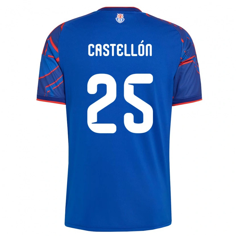Danxen Women Gabriel Castellón #25 Royal Blue Red Home Jersey 2026/27 T-Shirt