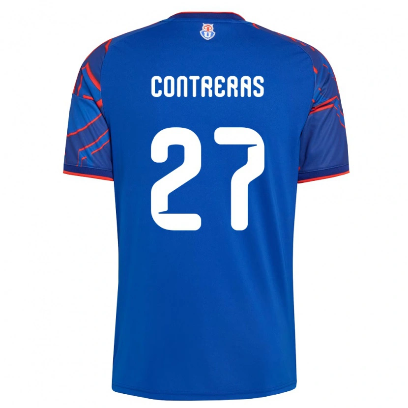 Danxen Women Rodrigo Contreras #27 Royal Blue Red Home Jersey 2026/27 T-Shirt
