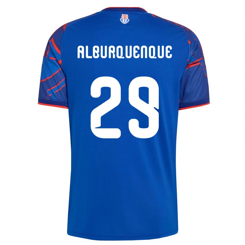 Danxen Women José Alburquenque #29 Royal Blue Red Home Jersey 2026/27 T-Shirt