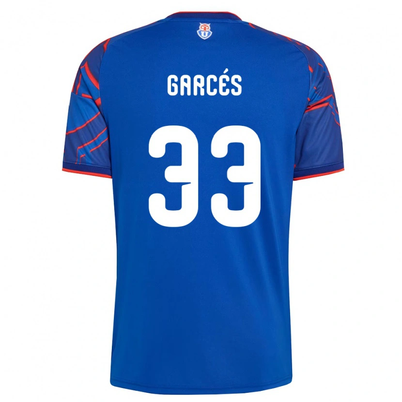 Danxen Women Simón Garcés #33 Royal Blue Red Home Jersey 2026/27 T-Shirt